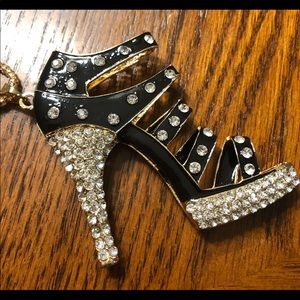 Black Heel Necklace